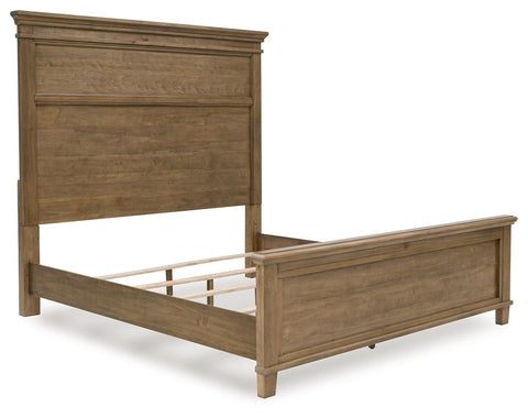 Mylarken Brown California King Panel Bed