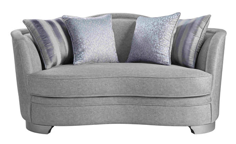 Allure Silver Loveseat