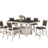 Venilla Pub Dining Table with 4 Barstools