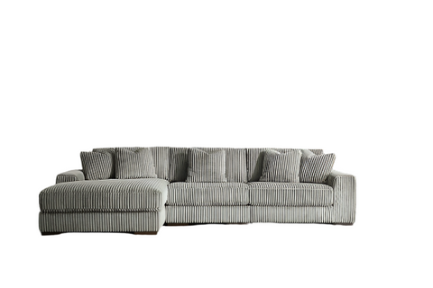 Lindyn Fog 3 Piece Sectional with Chaise