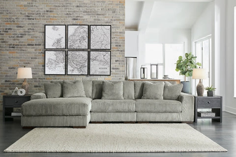 Lindyn Fog 3 Piece Sectional with Chaise