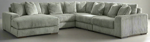 Lindyn Fog 5 Piece Sectional with Chaise