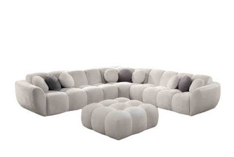 Sophia Beige 3 Piece Sectional