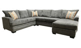 Dyson Flannel 2 Piece Sectional