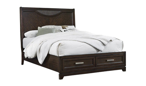 Malta Queen Bed with Storage Footboard