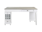 2Tone White Pub Table