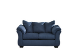 Darcy Blue Sofa and Loveseat