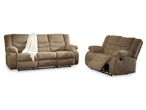 Tulen Mocha Sofa and Loveseat