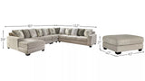 Ardsley 5 Piece Sectional with Chaise