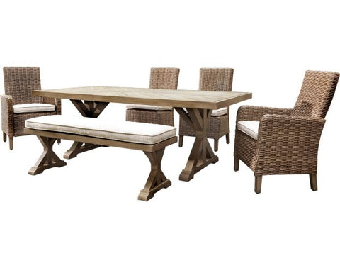 Beachcroft 6 Piece Outdoor Dining Set