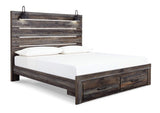 Drystan King Bed with Storage Footboard