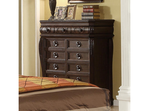 Hillsboro II 13 Drawer Chest Deep Brown