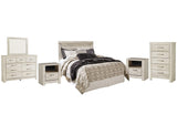 Bellaby Queen Bed with Dresser Mirror and Nightstand