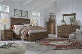 Lyon Queen Bed with Dresser Mirror and Nightstand