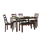 Coviar Brown Dining Room Table Set