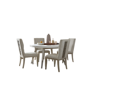 Lenox Round Dining Table with 4 Side Chairs