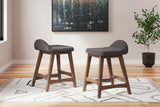 Lyncott Charcoal Counter Height Bar Stool