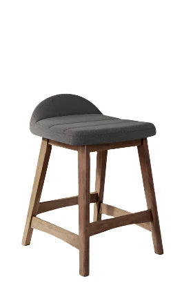 Lyncott Charcoal Counter Height Bar Stool