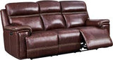 Fresno Power Reclining Leather Sofa