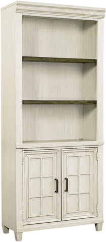 Caraway Aged Ivory Door Bookcase