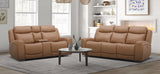 Aline Butternut Reclining Sofa