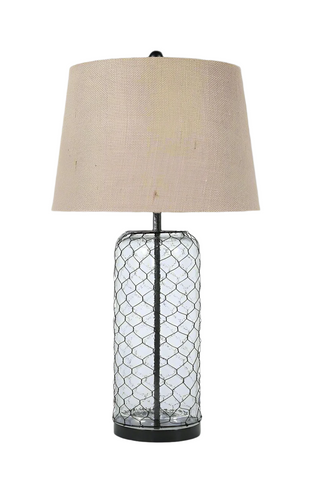 Sharmayne Glass Table Lamp