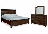 Porter Queen Bed with Dresser, Mirror and Nightstand