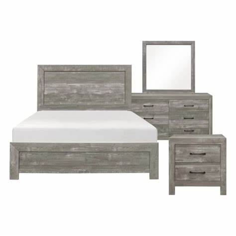 Corbin  Full Bed with Dresser and Mirror