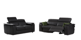 Seattle Stationary Loveseat and Sofa with Power Recliner