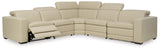 Texline Sand 6 Piece Dual Power Reclining Modular Sectional