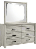 Ellen White Dresser and Mirror