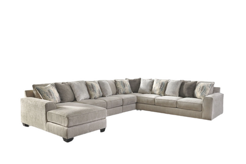 Ardsley 5 Piece Sectional with Chaise