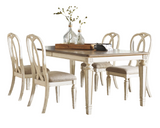 Realyn Dining Room Table and 4 Ribbon Back Side Chairs