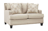 Claredon Linen Sofa and Loveseat