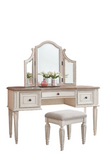 Realyn Vanity, Mirror and Stool