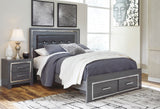 Lodanna Queen Bed with Footboard Storage