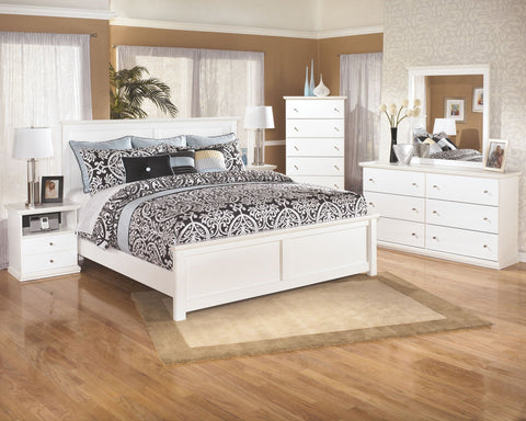 Bostwick Shoals King Bed with Dresser, Mirror, Chest and 2 Nightstands